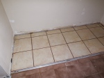 Grout filled in and tile is done!